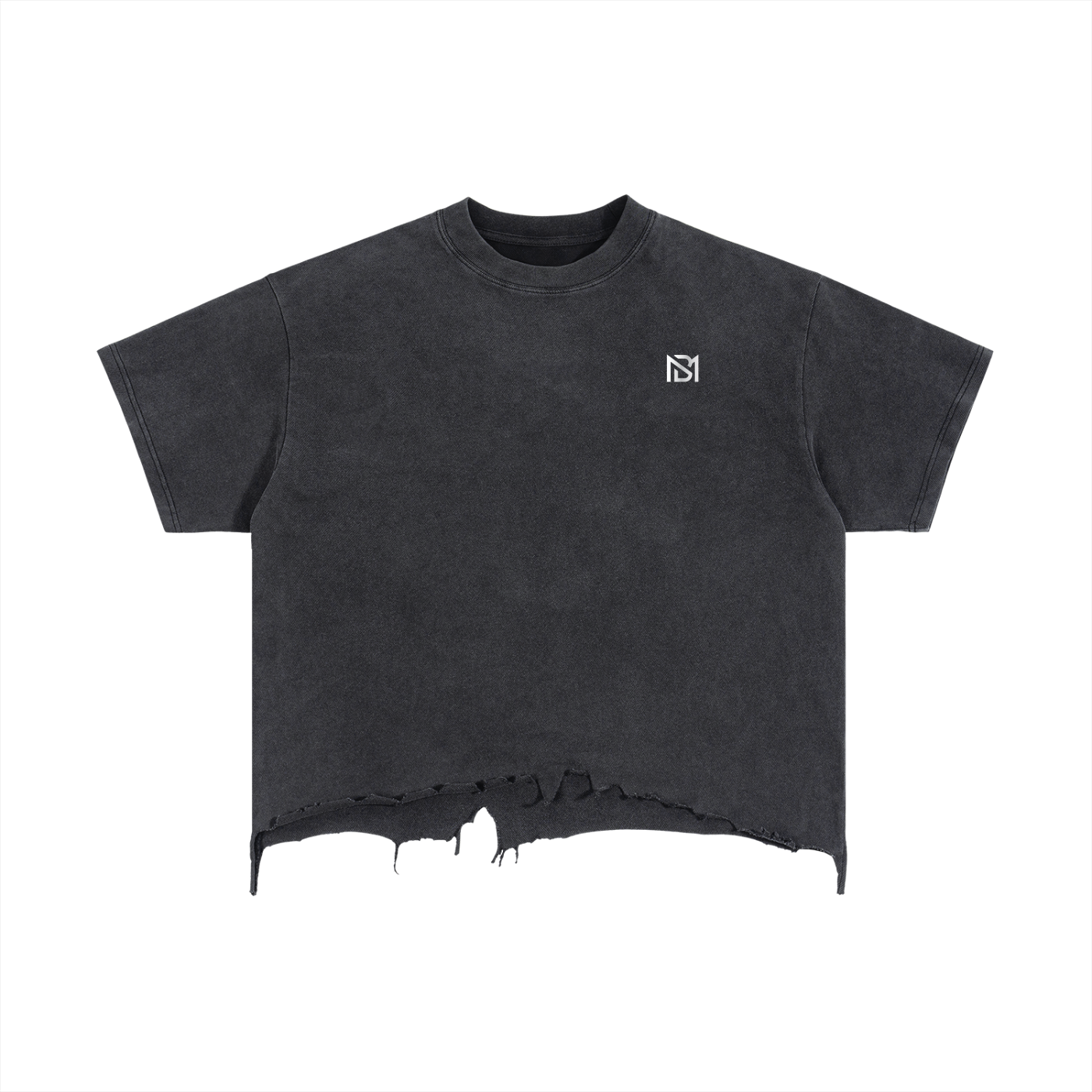 Rise Strong Boxy Distressed Tee